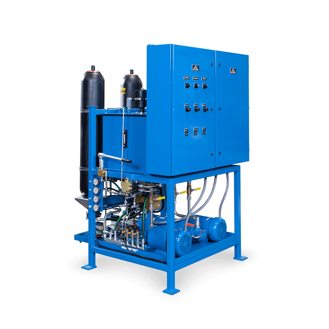 Custom-Hydraulic-Unit-with-Accumulators